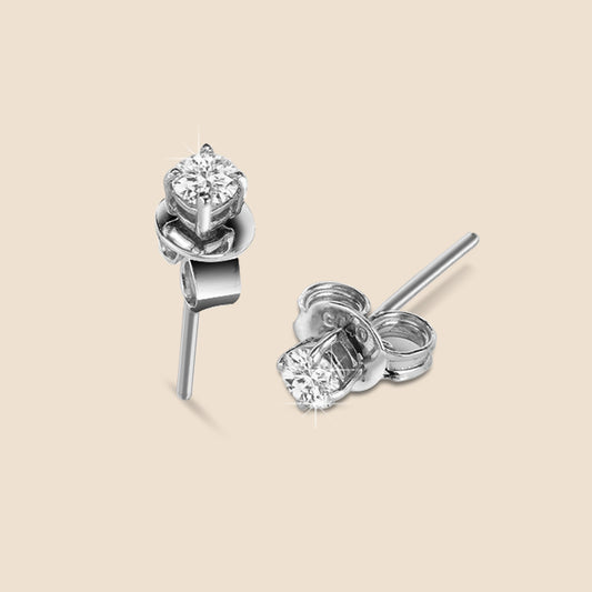 Four-Claw Diamond Stud Earrings (1/3 ct. tw.)