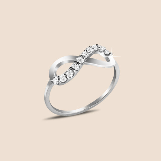 Infinity 10 Diamond Ring