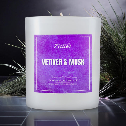 Vetiver & Musk Diamond Candle
