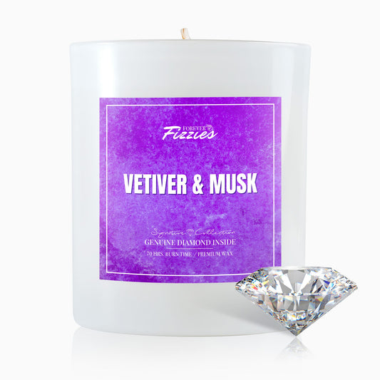 Vetiver & Musk Diamond Candle