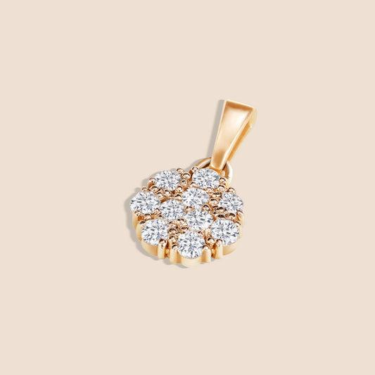 Cluster Pendant 10 Diamond