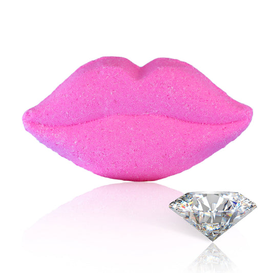 Kiss Me Luxury Bath Bomb + Genuine Diamond